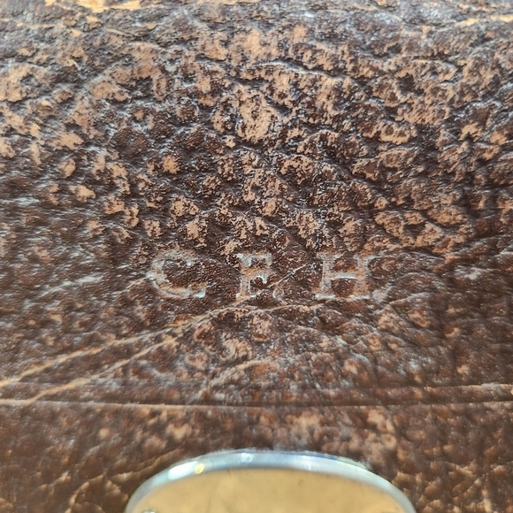 VINTAGE 1930s Distressed Briefcase - Picture 9 of 17